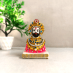 Hare Ka Sahara Baba Shyam Hamara Khatu Shyam Idol Decorative Showpiece - 12.7 cm (Marble, Multicolor)