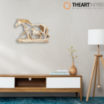 SAJAWATI Vastu Galloping Horse Showpiece for Home and Gifting Decorative Showpiece - 19 cm (Polyresin, White)