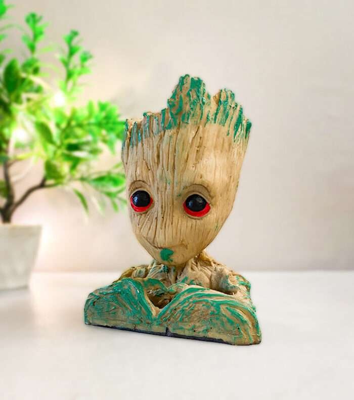 SAJAWATI Groot action figure Marvel Avengers Infinity war Tree Man� Decorative Showpiece - 14 cm (Polyresin, Green) - Image 1